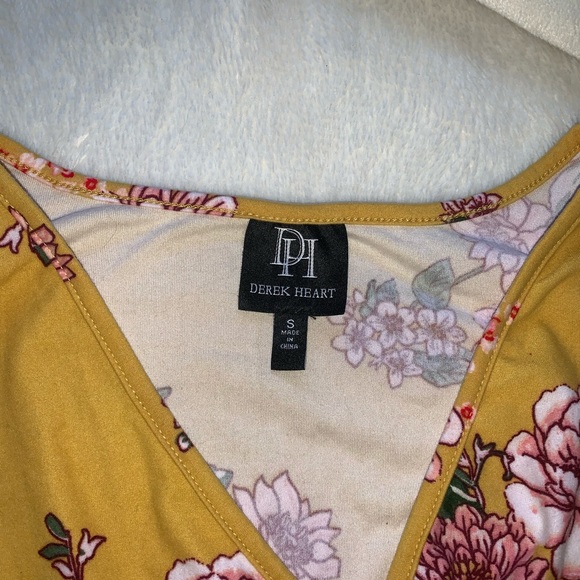 Yellow Floral Dress - Picture 2 of 2